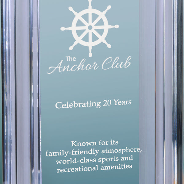 Channel Acrylic - Custom Engraved Award
