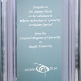Channel Acrylic - Custom Engraved Award