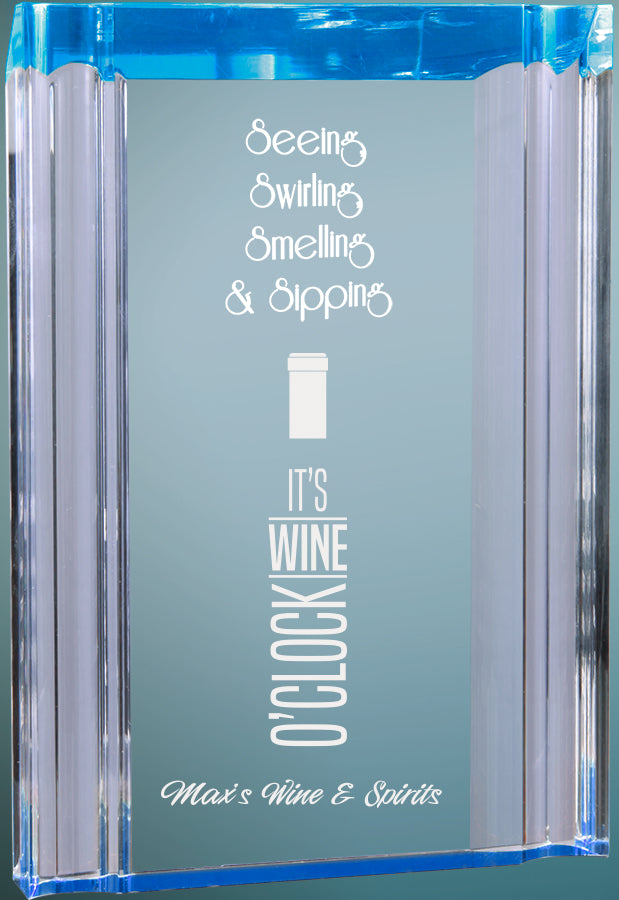 Clear Channel Acrylic - Custom Engraved Award
