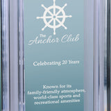 Clear Channel Acrylic - Custom Engraved Award