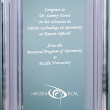 Clear Channel Acrylic - Custom Engraved Award