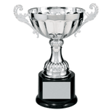 Silver Metal Chalice Cup Trophy - Premium Fully Assembled - Custom Engraved Trophy