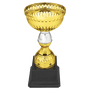 Gold/Silver Metal Cup with Plastic Stem and Base - Custom Laser Engraved