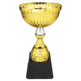 Gold/Silver Metal Cup with Plastic Stem and Base - Custom Laser Engraved
