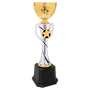 Silver-Gold Star Metal Cup Trophy - Custom Engraved Trophy