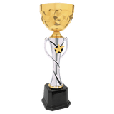Silver-Gold Star Metal Cup Trophy - Custom Engraved Trophy
