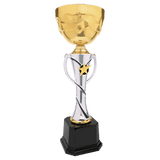 Silver-Gold Star Metal Cup Trophy - Custom Engraved Trophy