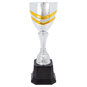 Chevron Metal Cup Trophy - Custom Engraved Trophy