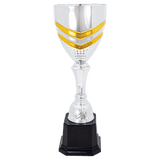 Chevron Metal Cup Trophy - Custom Engraved Trophy