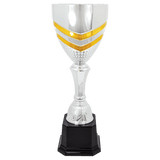Chevron Metal Cup Trophy - Custom Engraved Trophy