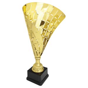 Metal Flag Cup on Plastic Base - Custom Laser Engraved