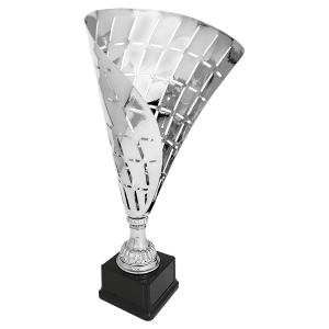 Metal Flag Cup on Plastic Base - Custom Laser Engraved