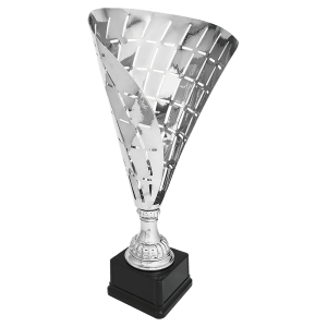 Metal Flag Cup on Plastic Base - Custom Laser Engraved