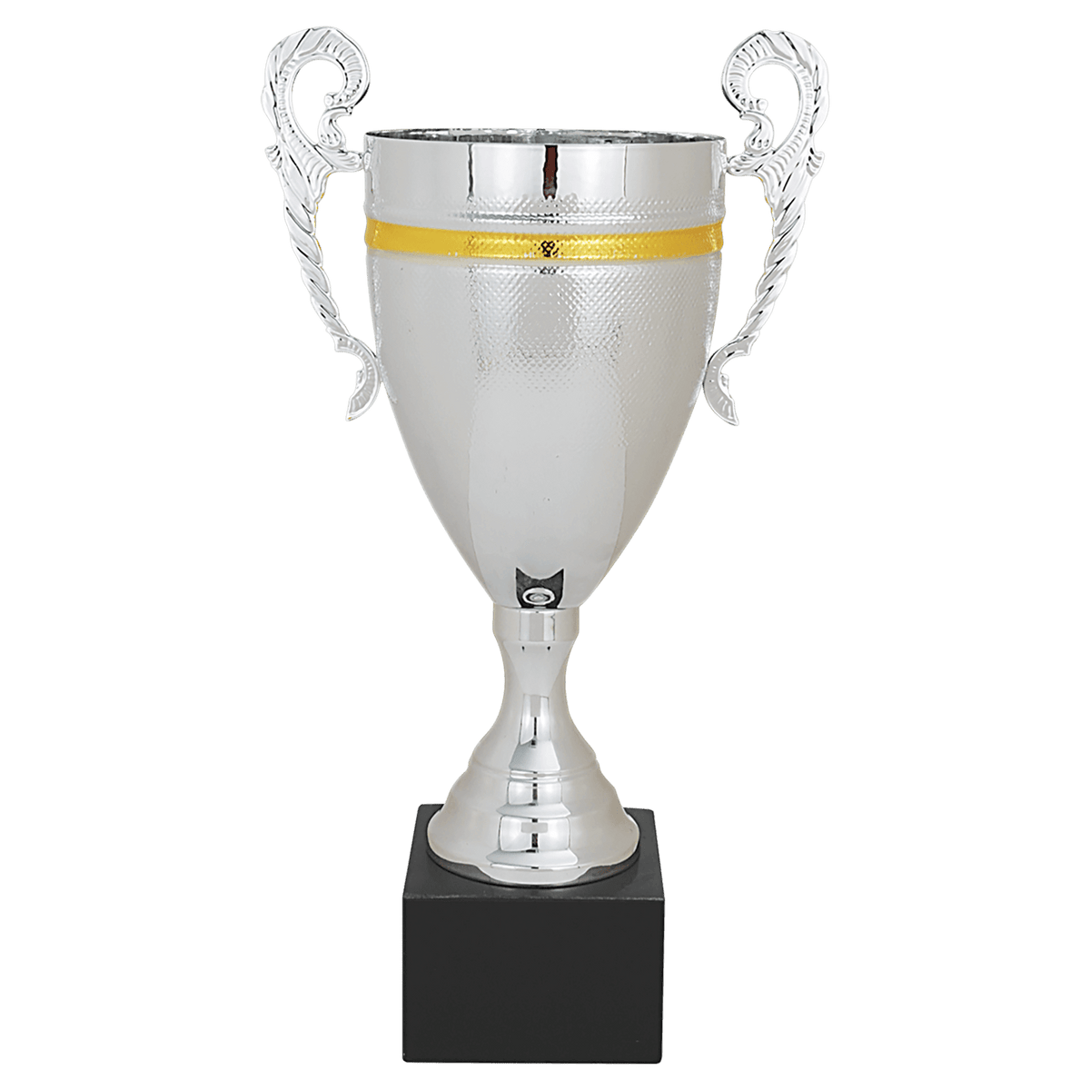 Silver Metal Cup with Marble Base