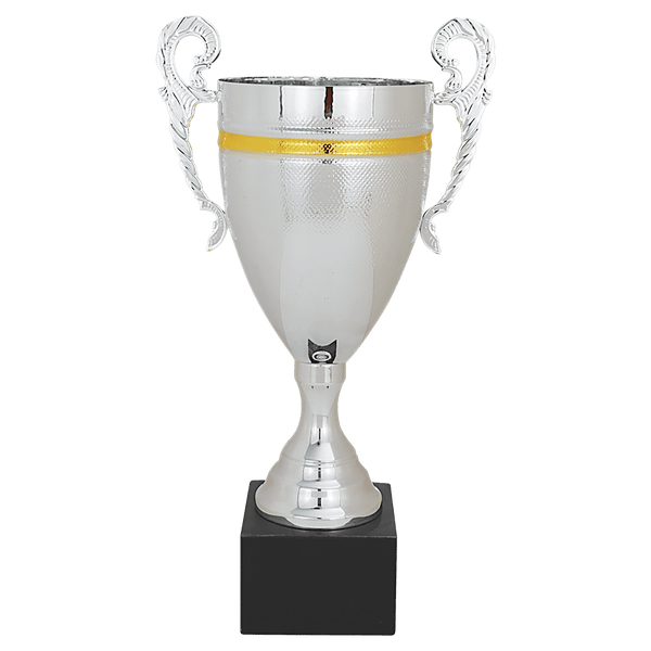 Silver Metal Cup with Marble Base