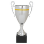 Silver Metal Cup with Marble Base