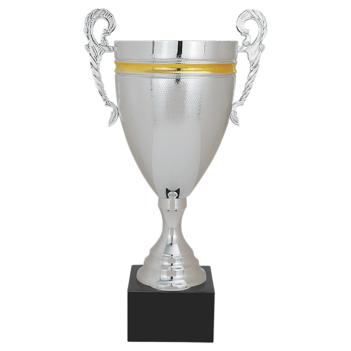 Silver Metal Cup with Marble Base