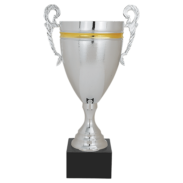 Silver Metal Cup with Marble Base