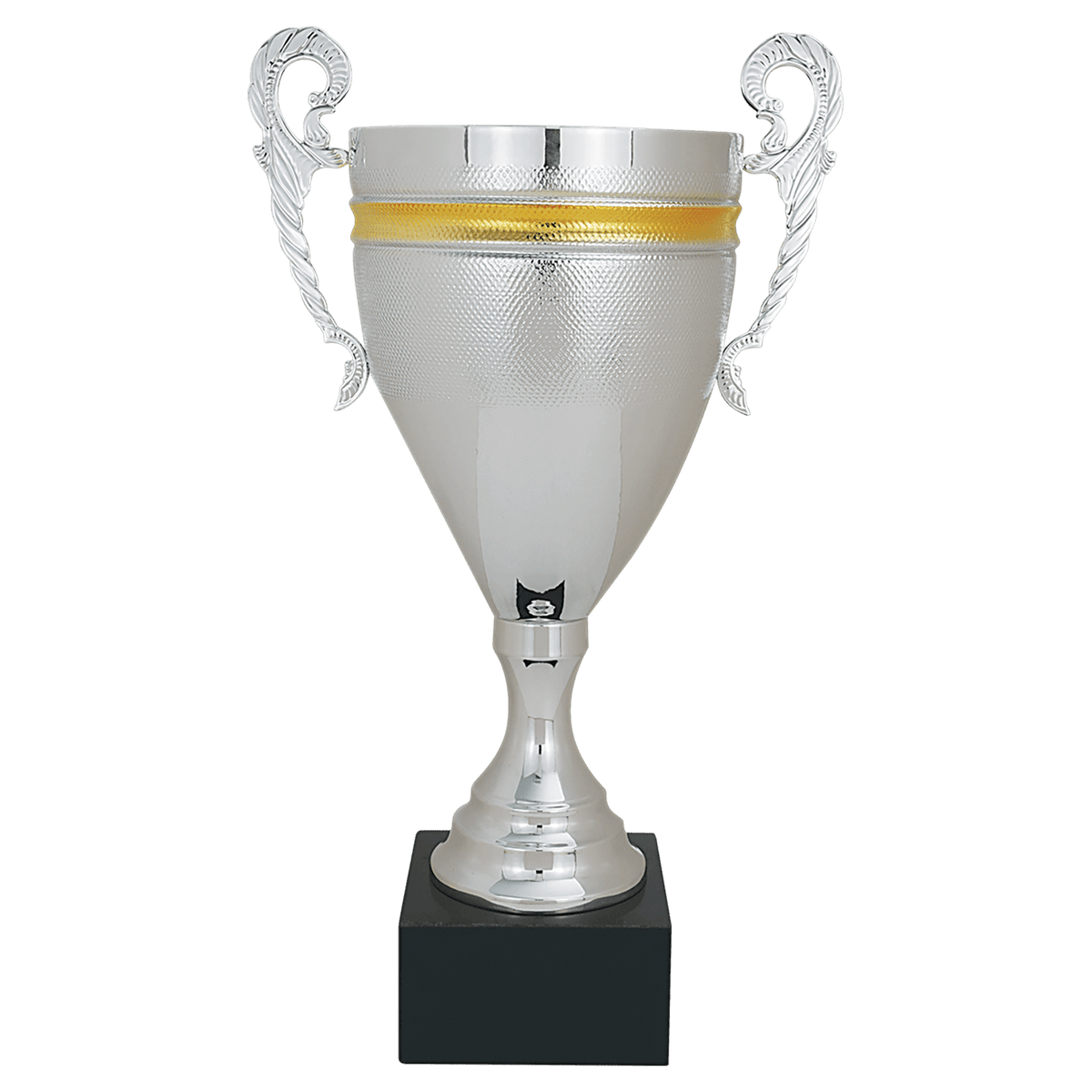 Silver Metal Cup with Marble Base