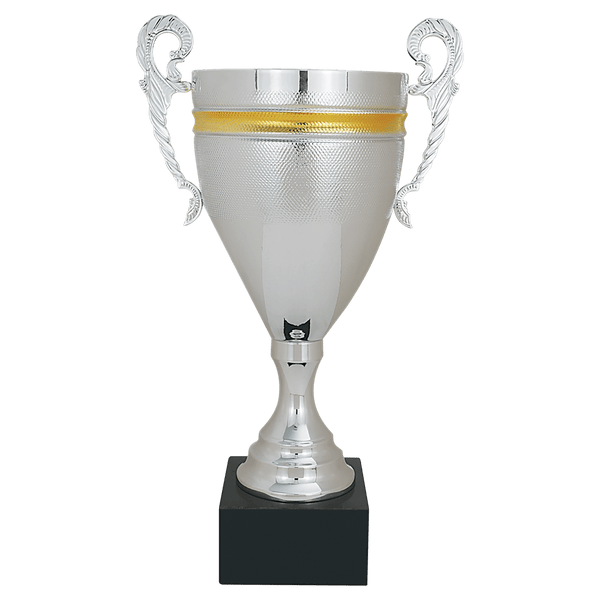 Silver Metal Cup with Marble Base