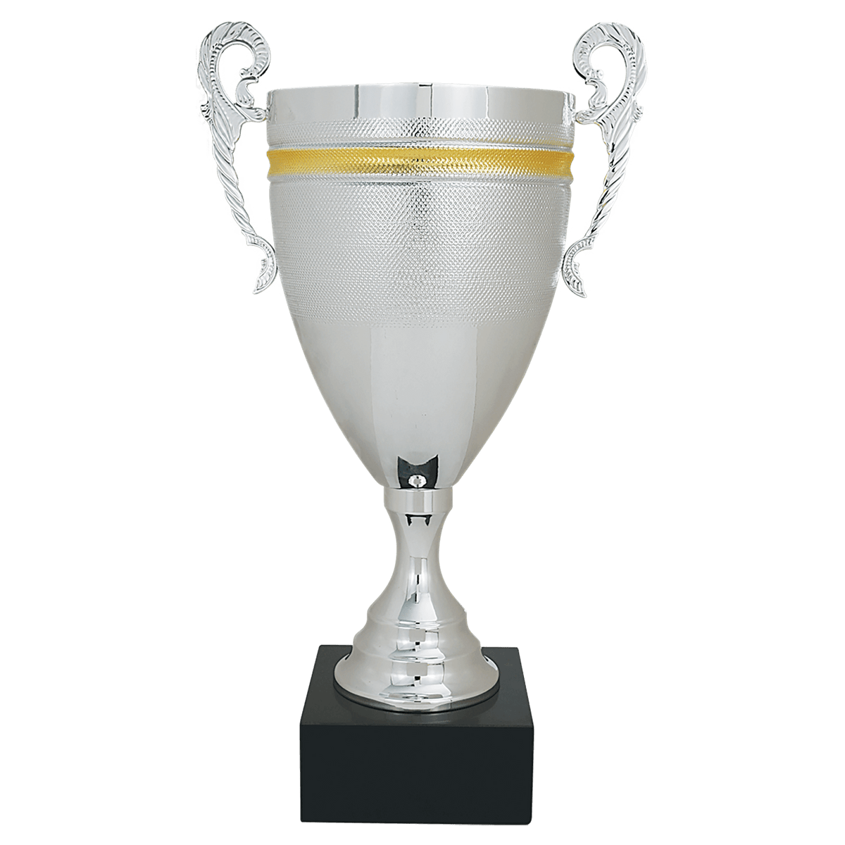Silver Metal Cup with Marble Base