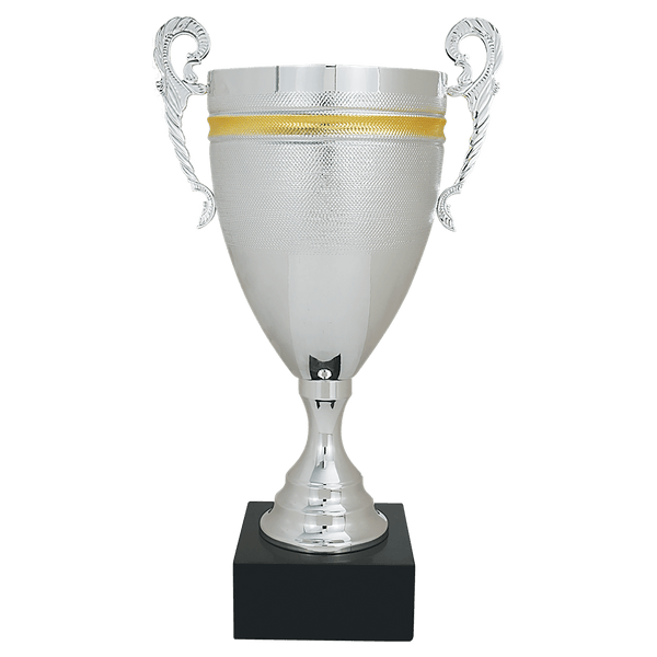 Silver Metal Cup with Marble Base