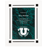 Marble Acrylic Plaque - Custom Engraved Award