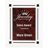 Marble Acrylic Plaque - Custom Engraved Award