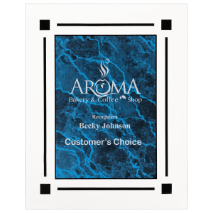 Marble Acrylic Plaque - Custom Engraved Award