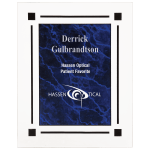 Marble Acrylic Plaque - Custom Engraved Award