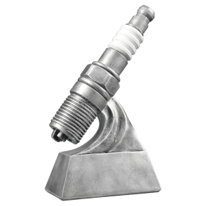 Spark Plug Resin Trophy - Custom Engraved Award