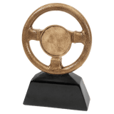 Steering Wheel Resin Trophy - Custom Engraved Award