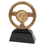 Steering Wheel Resin Trophy - Custom Engraved Award