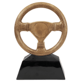 Steering Wheel Resin Trophy - Custom Engraved Award