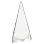 A 5" x 9 1/2" Crystal Triangle Two Front Bevels