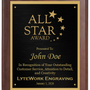 Cherry Finish Plaque - Custom Engraved Plaque