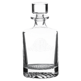 850ml Round Glass Decanter with Printed Gift Box