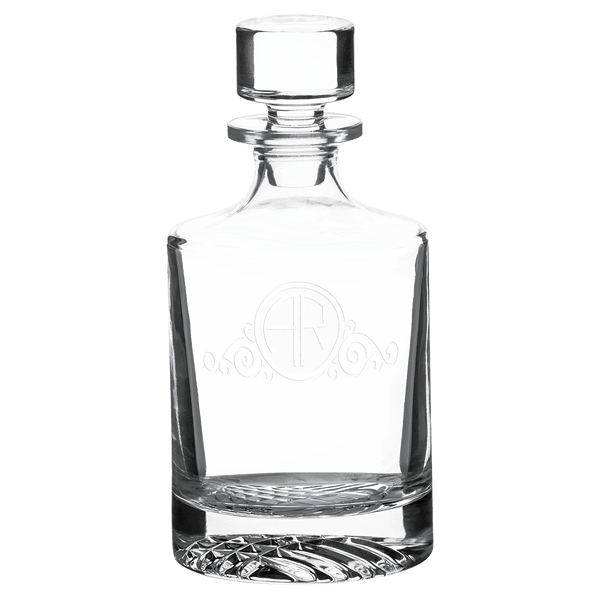 850ml Round Glass Decanter with Printed Gift Box