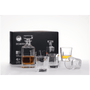 750 ML Square Glass Decanter with 4 Rocks 11 oz. Glasses/ - Laser Engraved Premium Glass Award