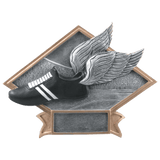 Track Diamond Plate Resin Trophy - Custom Engraved Award