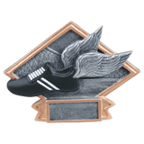 Track Diamond Plate Resin Trophy - Custom Engraved Award