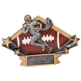 Diamond Star Resin Plate Trophy - Custom Engraved Award