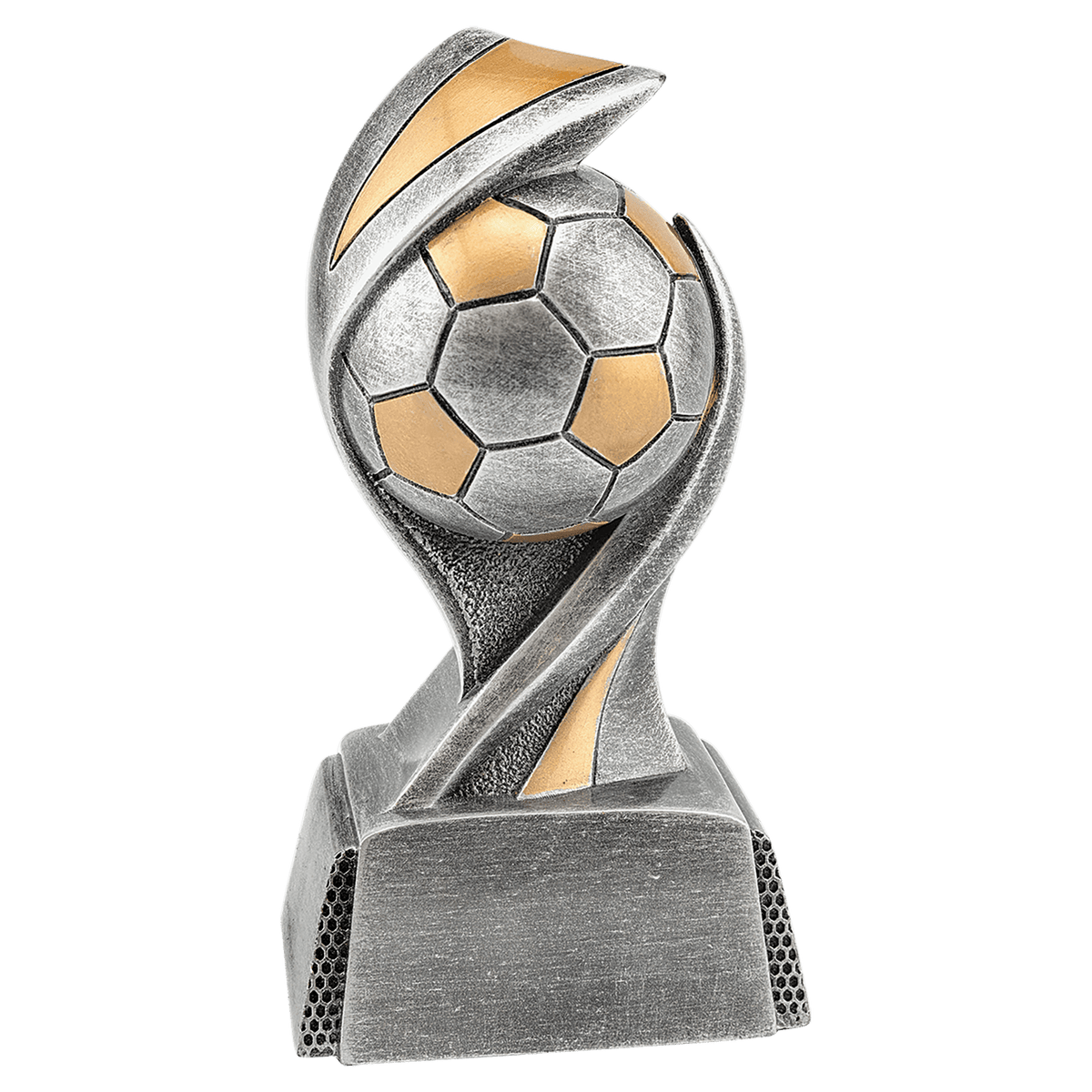 A 5.5in. Soccer Embrace Resin