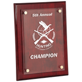 Custom Engraved Piano Finish Floating Acrylic Plaque - Premium Corporate Award - LyteWork