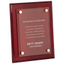 Custom Engraved Piano Finish Floating Acrylic Plaque - Premium Corporate Award - LyteWork