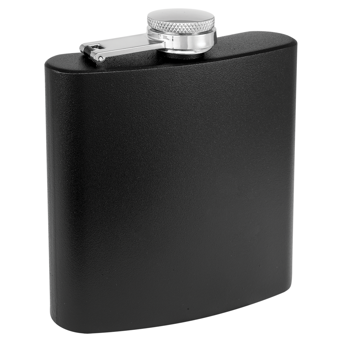 3 Oz Powder Coated Flask - Laser Engraved Drinkware