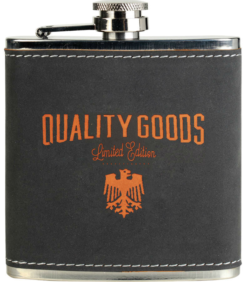 6 Oz Flask - Laser Engraved Drinkware