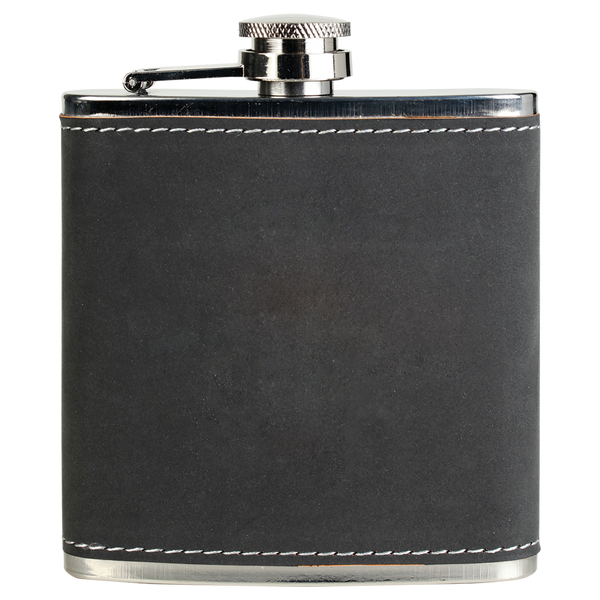 6 Oz Flask - Laser Engraved Drinkware