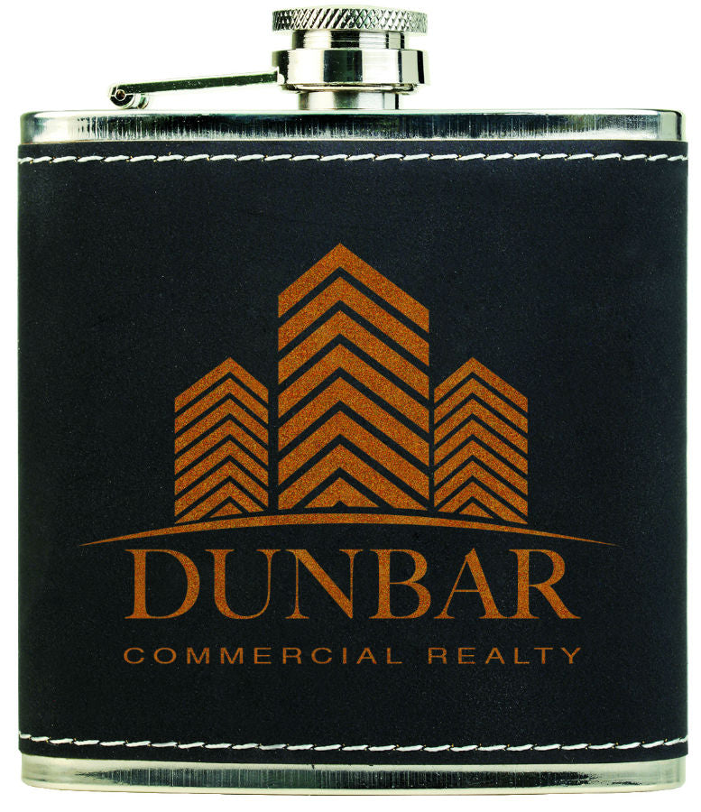 6 Oz Flask - Laser Engraved Drinkware