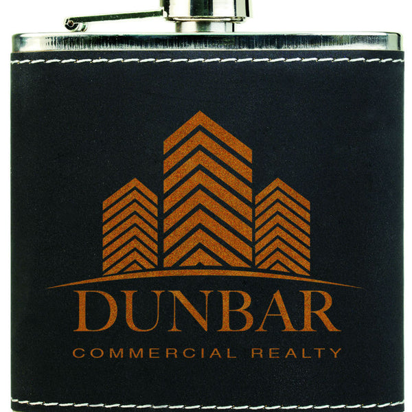 6 Oz Flask - Laser Engraved Drinkware